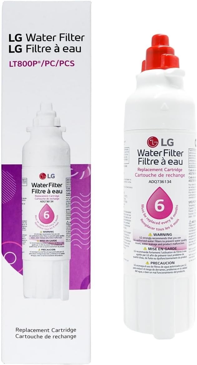 Carbon Fiber Refrigerator Water Filter 6 200 Gallon Capacity Safe Drinking
