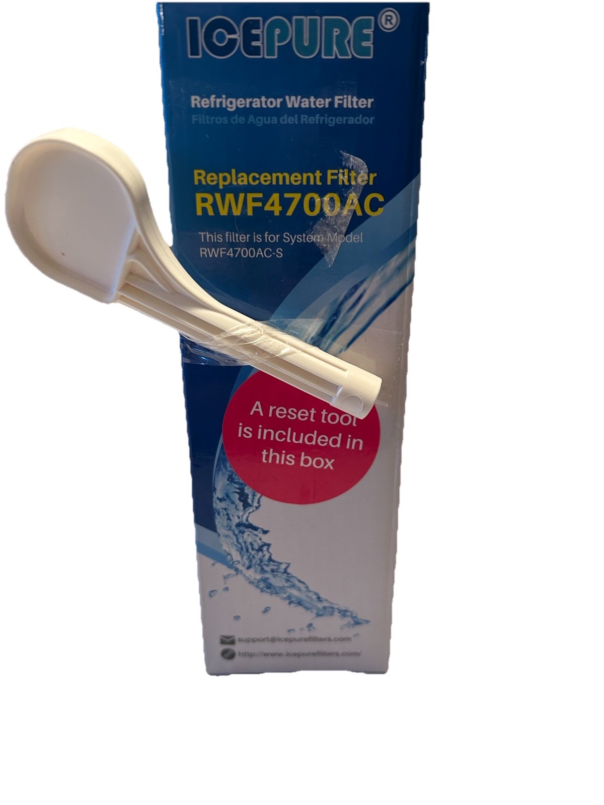 IcePure RWF4700AC Refrigerator Water Filter New, Sealed, In Open Box
