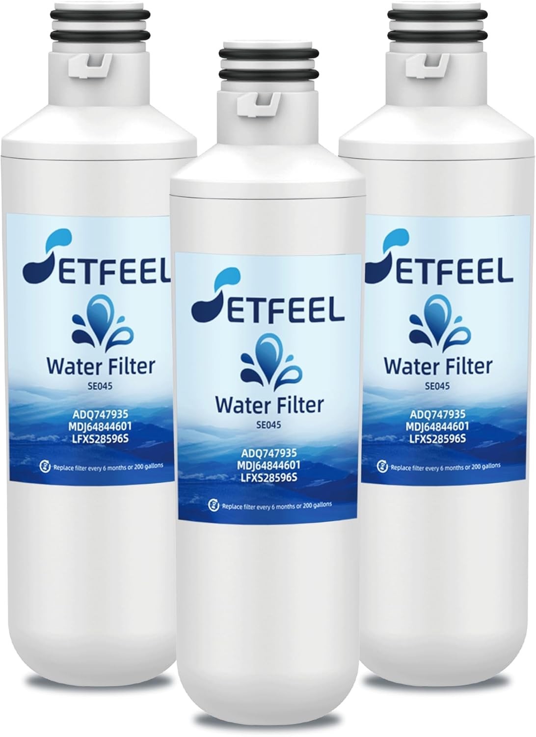 RWF4700AC Water Filter Fit for LT1000P, ADQ747935, LMXS28626D, LT1000PC 3PACK