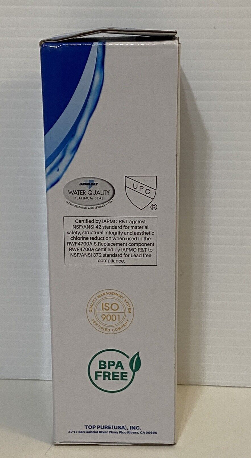 ICEPURE Replacement Refrigerator Water Filter, RWF4700A NEW/ Sealed