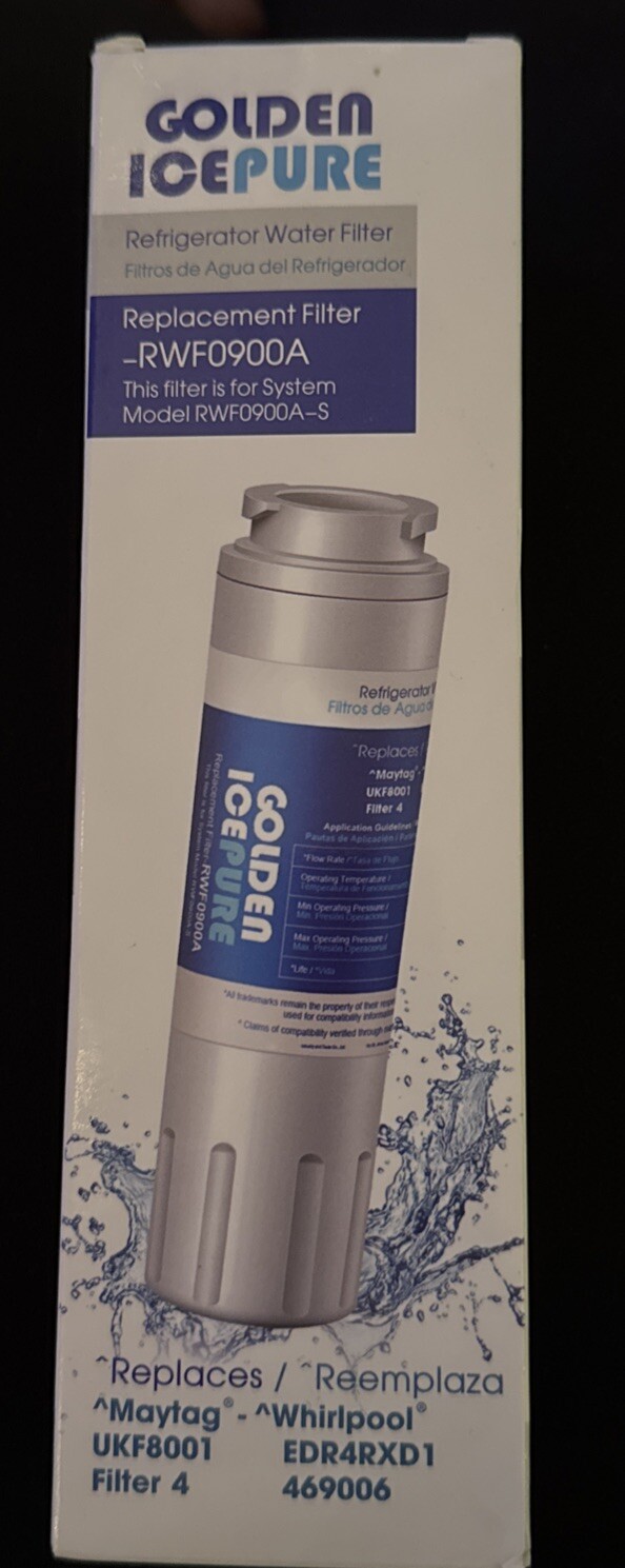 3 PACK- IcePure RWF0900A Refrigerator Water Filter – Blue/White