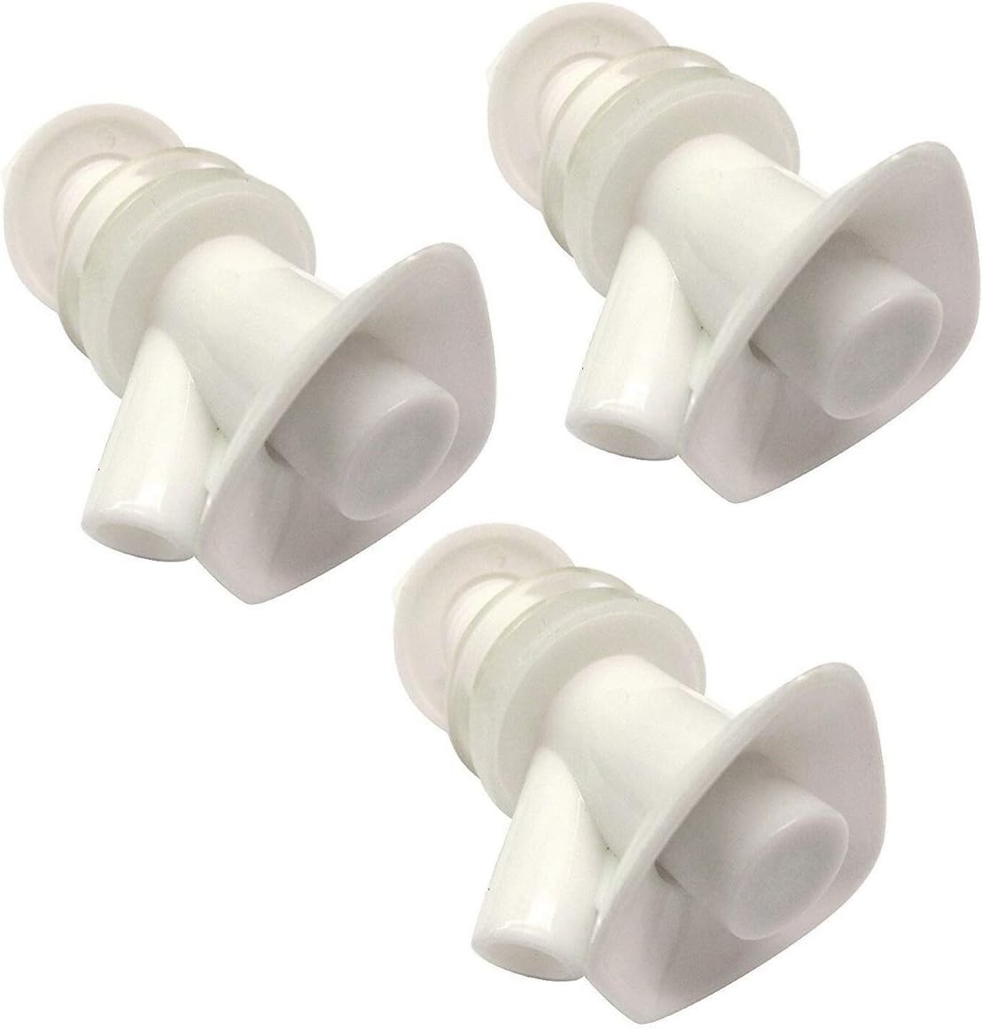 Mountain Water Cooler Spigot for Rubbermaid Gott 3 Count (Pack of 1), 3 White
