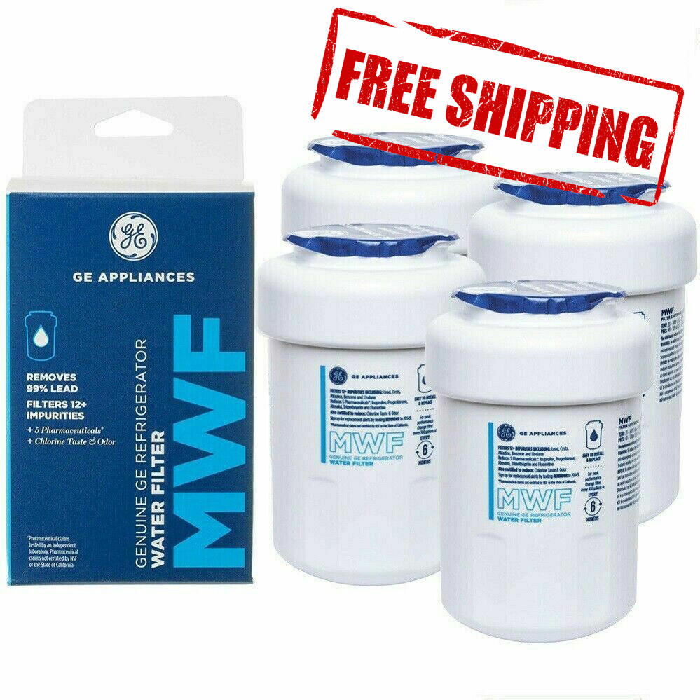 1/2/3/4Pack GE MWF New Sealed GWF 46-9991 MWFP Smartwater Fridge Water Filter