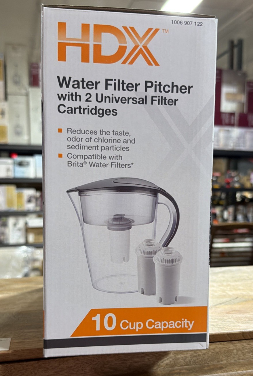 HDX Water Filter Pitcher By With Universal Water Filter Cartridges 2
