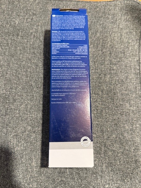 Brand New Bosch Ultra Clarity Water Filter for refrigerators, 1 filter #11034152