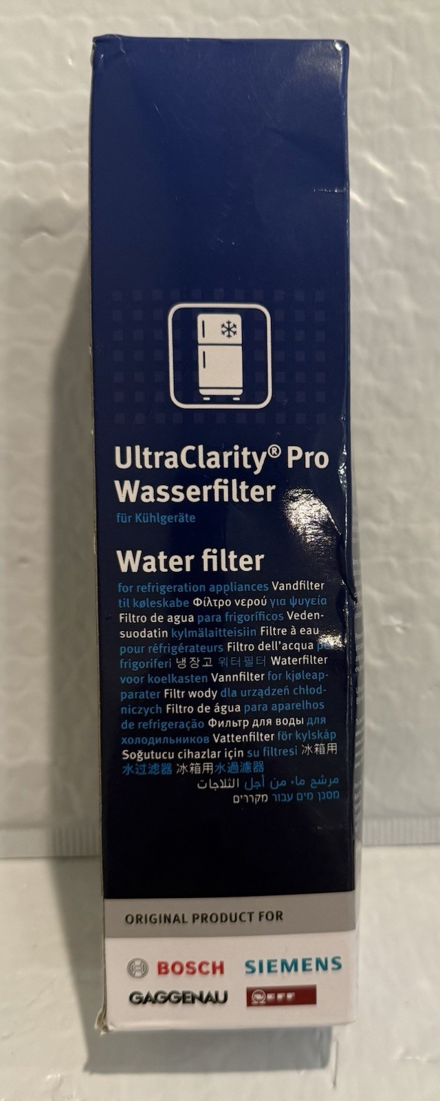 Bosch Ultra Clarity Pro Refrigerator Water Filter – White (BORPLFTR50)💧Sealed