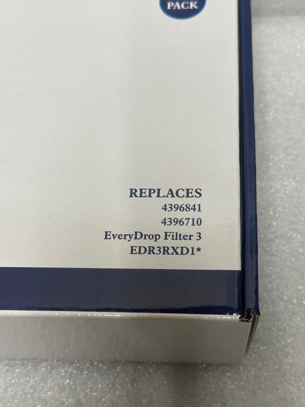 3 Pack Refrigerator Water Replacement Filter EDR3RXD1 4396841 4396710 #C