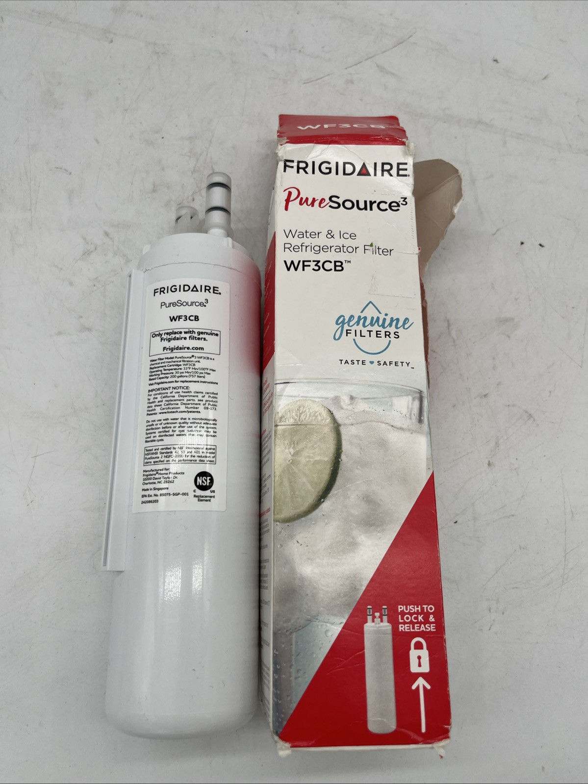 Frigidaire WF3CB Puresource3 Refrigerator Water Filter – White – (Pack of 1)