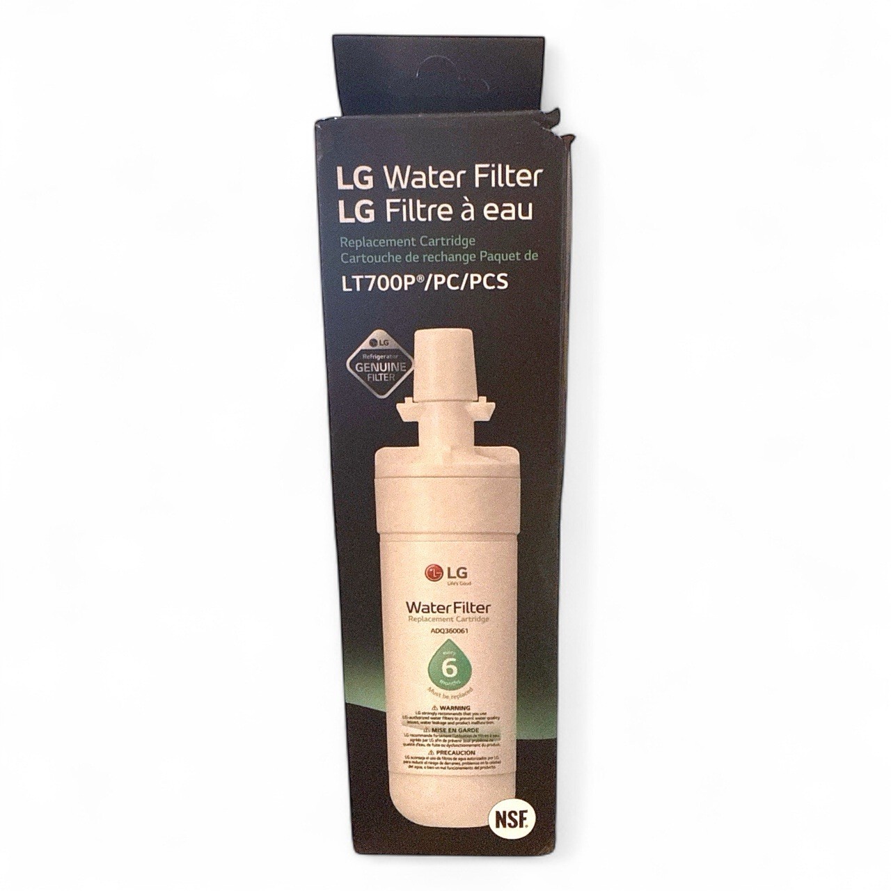 Kenmore 469490 & LG LT1000P Refrigerator Water Filter Genuine OEM Sealed