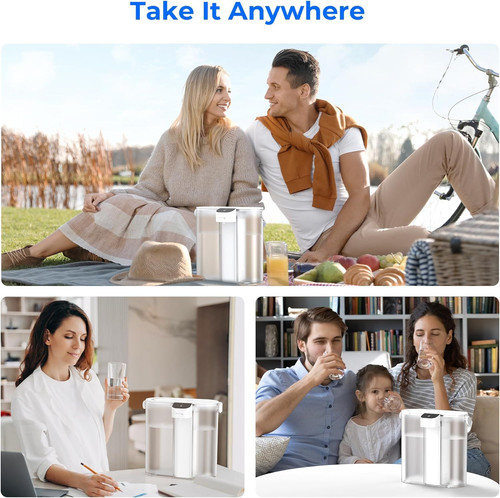 Reverse Osmosis Water Filter Countertop, RO Filtration System, 3:1 Pure to Drain