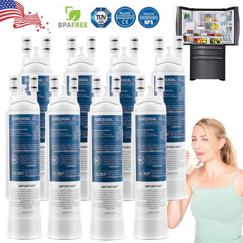 1/2/4/6/8 pack for Frigidaire FPPWFU01 PWF-1 Refrige PurePour Water & Ice Filter